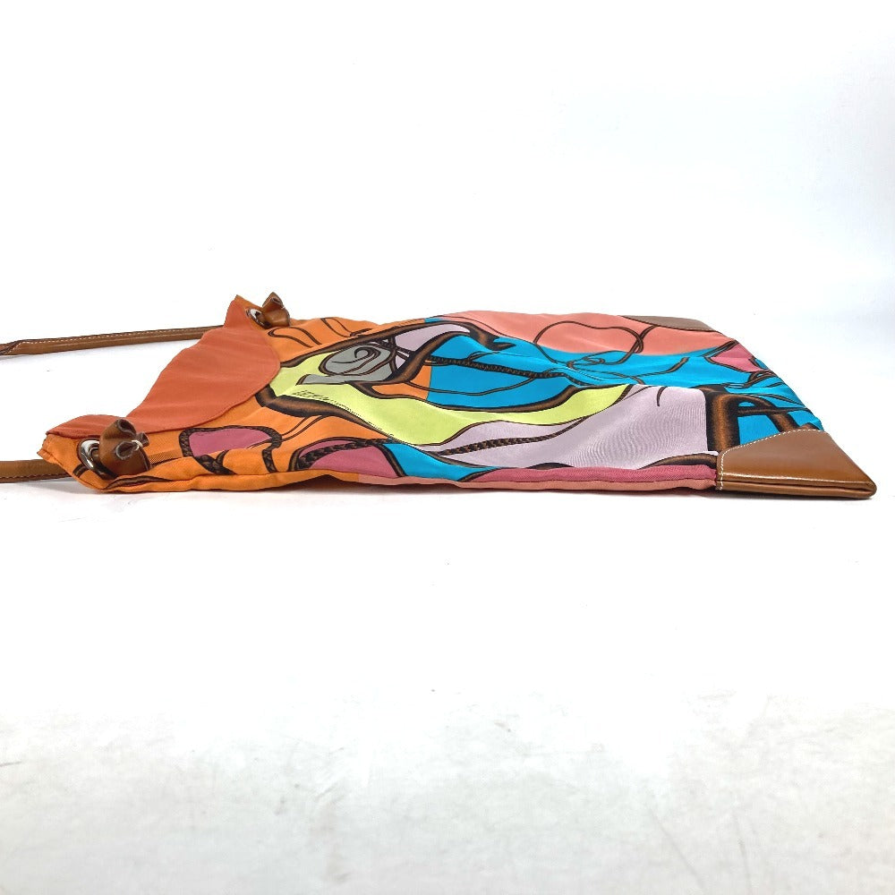 HERMES Shoulder Bag Silk, Leather multicolor COUP DE FOUET Whip Silky City MM unisex(Unisex) Used Authentic