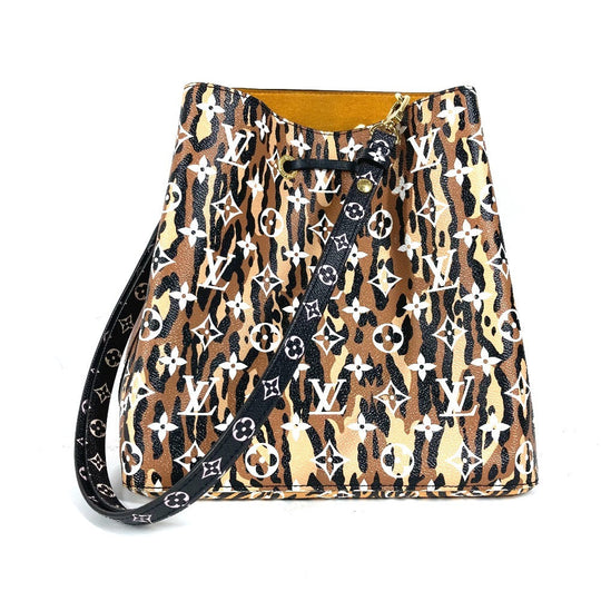 LOUIS VUITTON Shoulder Bag M44679 Monogram canvas Brown Monogram jungle Neonoe Women Used Authentic