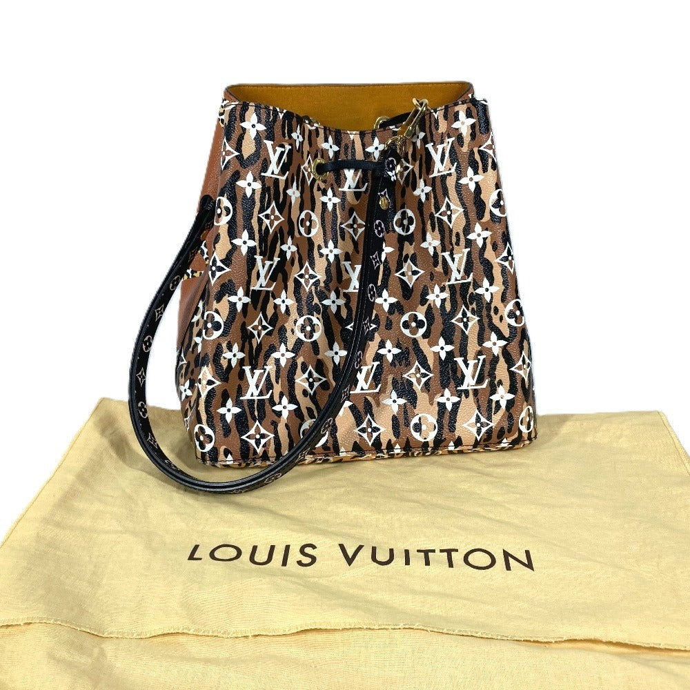 LOUIS VUITTON Shoulder Bag M44679 Monogram canvas Brown Monogram jungle Neonoe Women Used Authentic