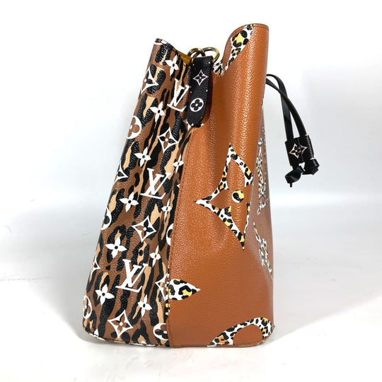 LOUIS VUITTON Shoulder Bag M44679 Monogram canvas Brown Monogram jungle Neonoe Women Used Authentic
