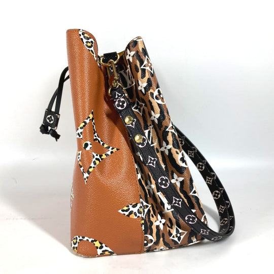 LOUIS VUITTON Shoulder Bag M44679 Monogram canvas Brown Monogram jungle Neonoe Women Used Authentic