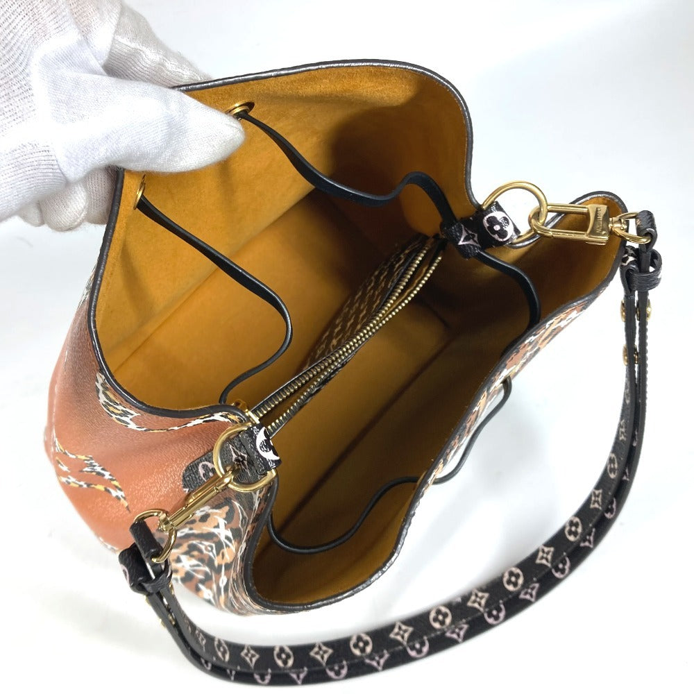 LOUIS VUITTON Shoulder Bag M44679 Monogram canvas Brown Monogram jungle Neonoe Women Used Authentic