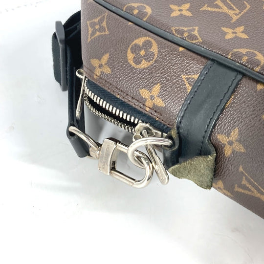 LOUIS VUITTON Business bag M40224 Monogram macacer canvas Brown Monogram macacer Porto Documan  VowayajuGM mens Used Authentic