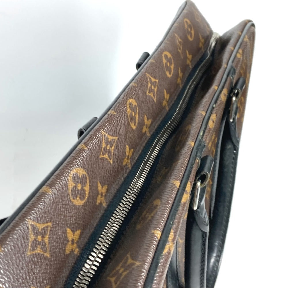 LOUIS VUITTON Business bag M40224 Monogram macacer canvas Brown Monogram macacer Porto Documan  VowayajuGM mens Used Authentic