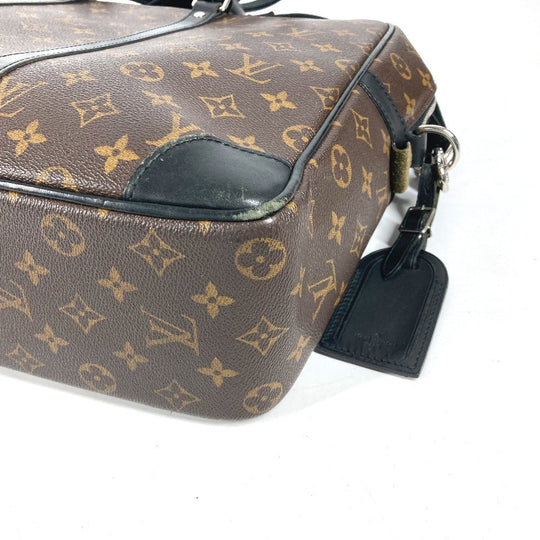 LOUIS VUITTON Business bag M40224 Monogram macacer canvas Brown Monogram macacer Porto Documan  VowayajuGM mens Used Authentic