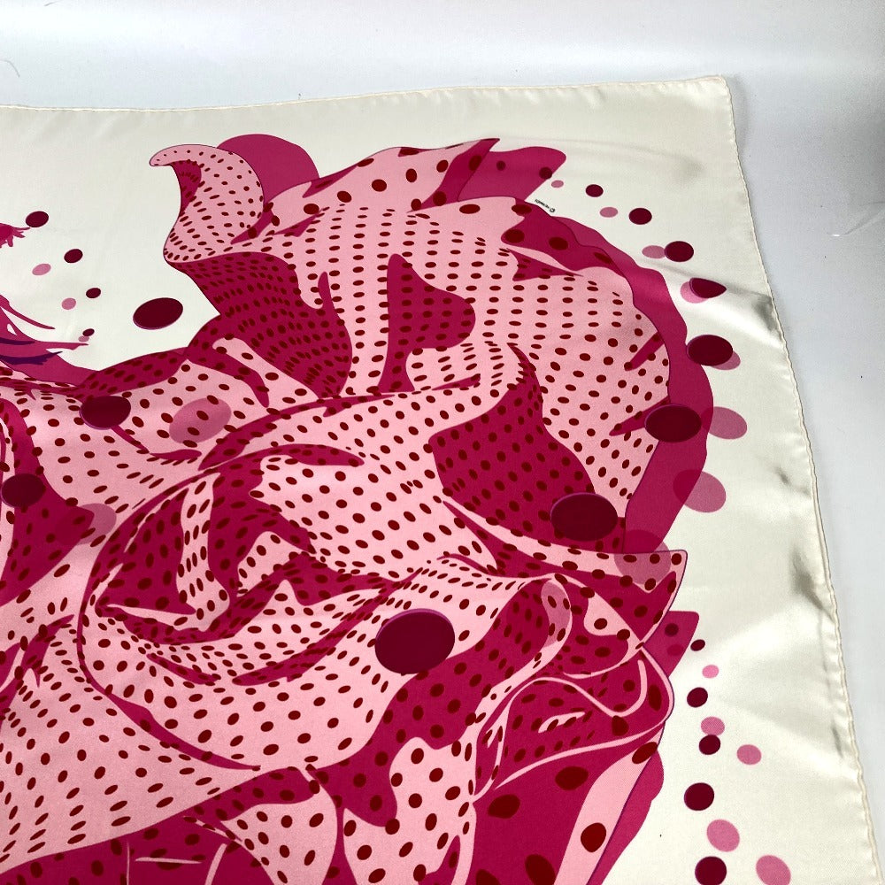 HERMES scarf silk pink Carre90 iHOLA FLAMENCA HOLA FLAMENCA Women Used Authentic