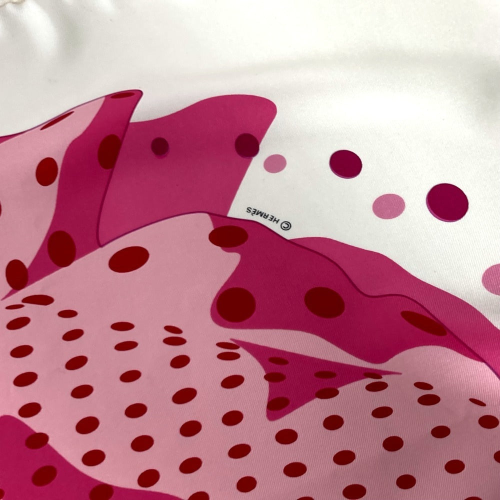HERMES scarf silk pink Carre90 iHOLA FLAMENCA HOLA FLAMENCA Women Used Authentic