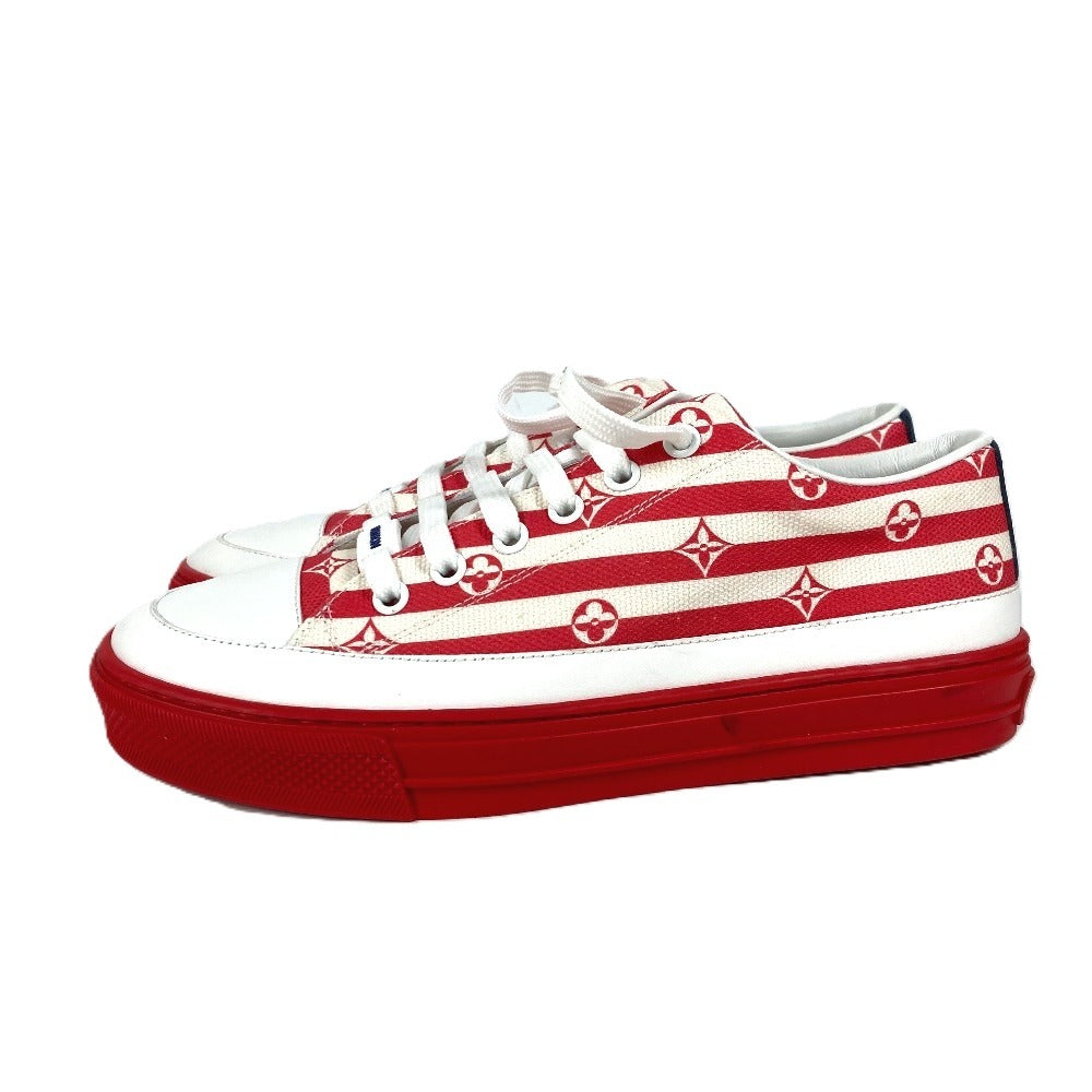 LOUIS VUITTON sneakers 1A7U4T canvas Red LV Escale Stellar Line Women 36 Used Authentic