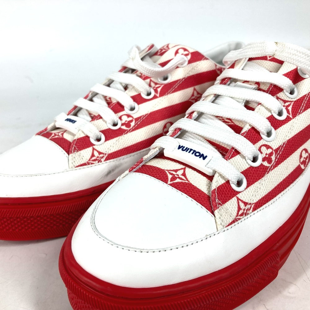 LOUIS VUITTON sneakers 1A7U4T canvas Red LV Escale Stellar Line Women 36 Used Authentic