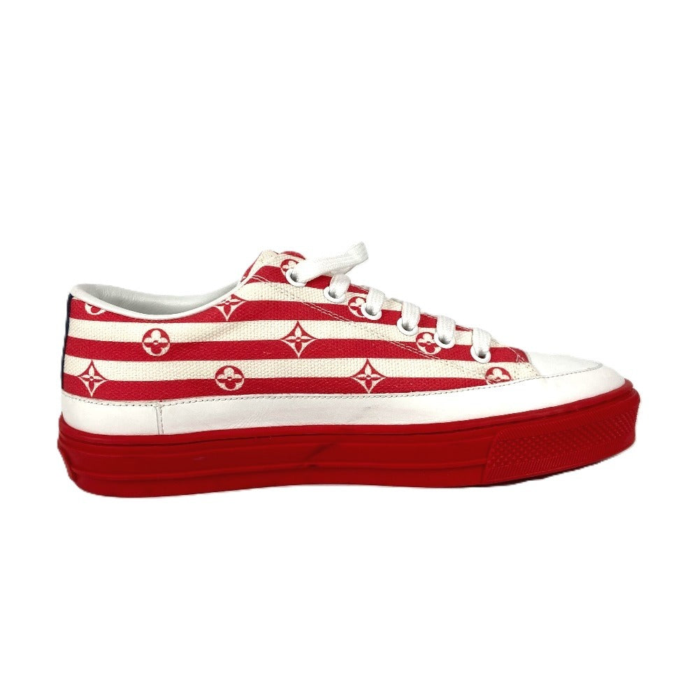 LOUIS VUITTON sneakers 1A7U4T canvas Red LV Escale Stellar Line Women 36 Used Authentic
