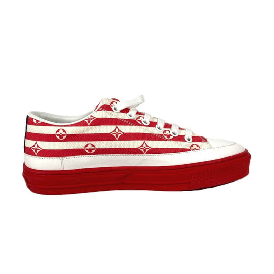 LOUIS VUITTON sneakers 1A7U4T canvas Red LV Escale Stellar Line Women 36 Used Authentic