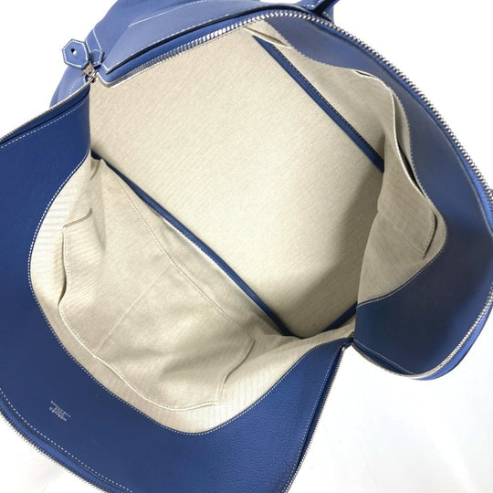 HERMES Handbag Calf leather blue Shoulder Bag Shoulder Bag Bolide Relax 45