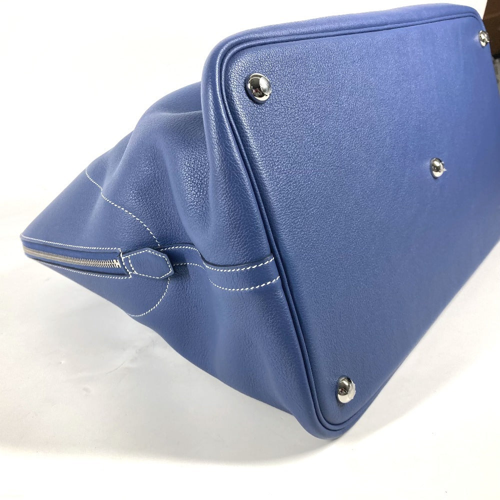 HERMES Handbag Calf leather blue Shoulder Bag Shoulder Bag Bolide Relax 45