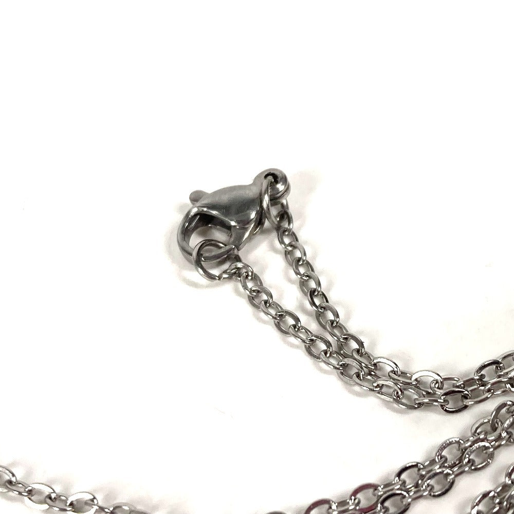HERMES Necklace metal pink H logo pop ash