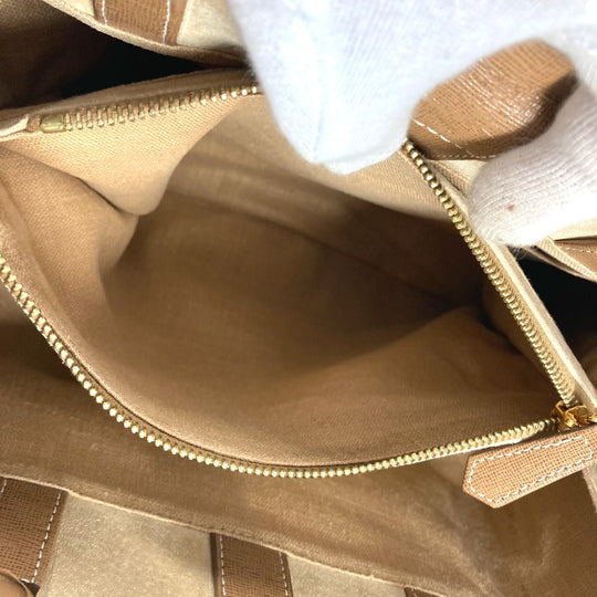 FENDI Shoulder Bag 8BH250 Leather / canvas beige 2WAY bag, handbag, shoulder bag To joule