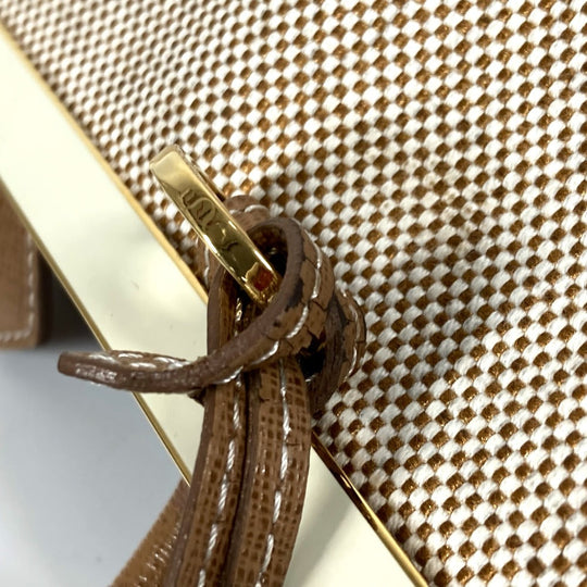 FENDI Shoulder Bag 8BH250 Leather / canvas beige 2WAY bag, handbag, shoulder bag To joule