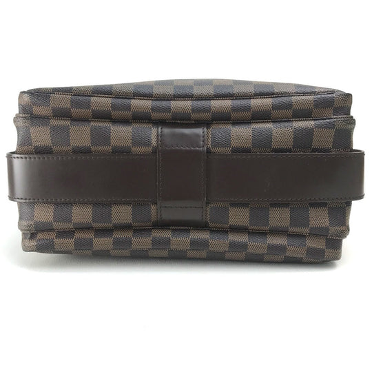 LOUIS VUITTON Shoulder Bag N45255 Damier canvas Brown bag messenger bag Damier Naviglio mens(Unisex) Used Authentic