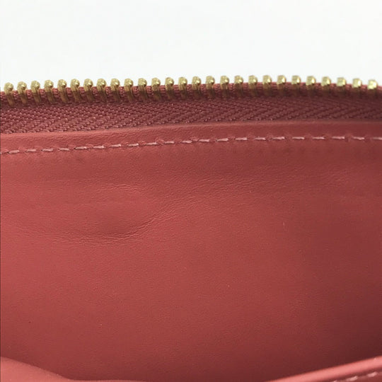 LOUIS VUITTON Long Wallet Purse ‚l62318 Patent leather / monogram canvas Pink beige type Monogram Zippy Venice Women Used Authentic