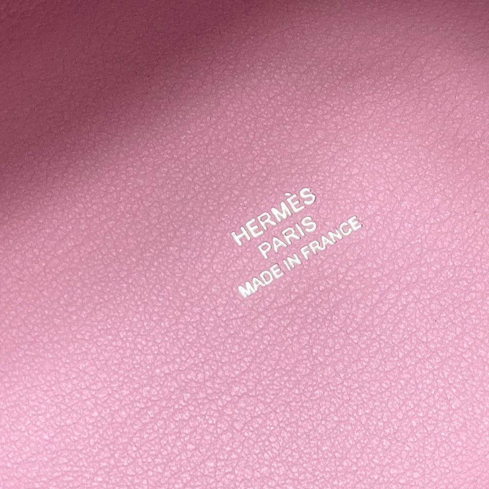 HERMES Handbag Swift pink Picotin Lock Micro Micro 14 Women Used Authentic