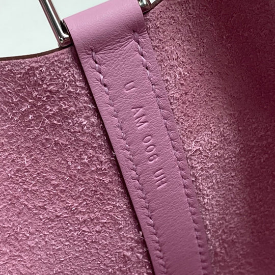 HERMES Handbag Swift pink Picotin Lock Micro Micro 14 Women Used Authentic
