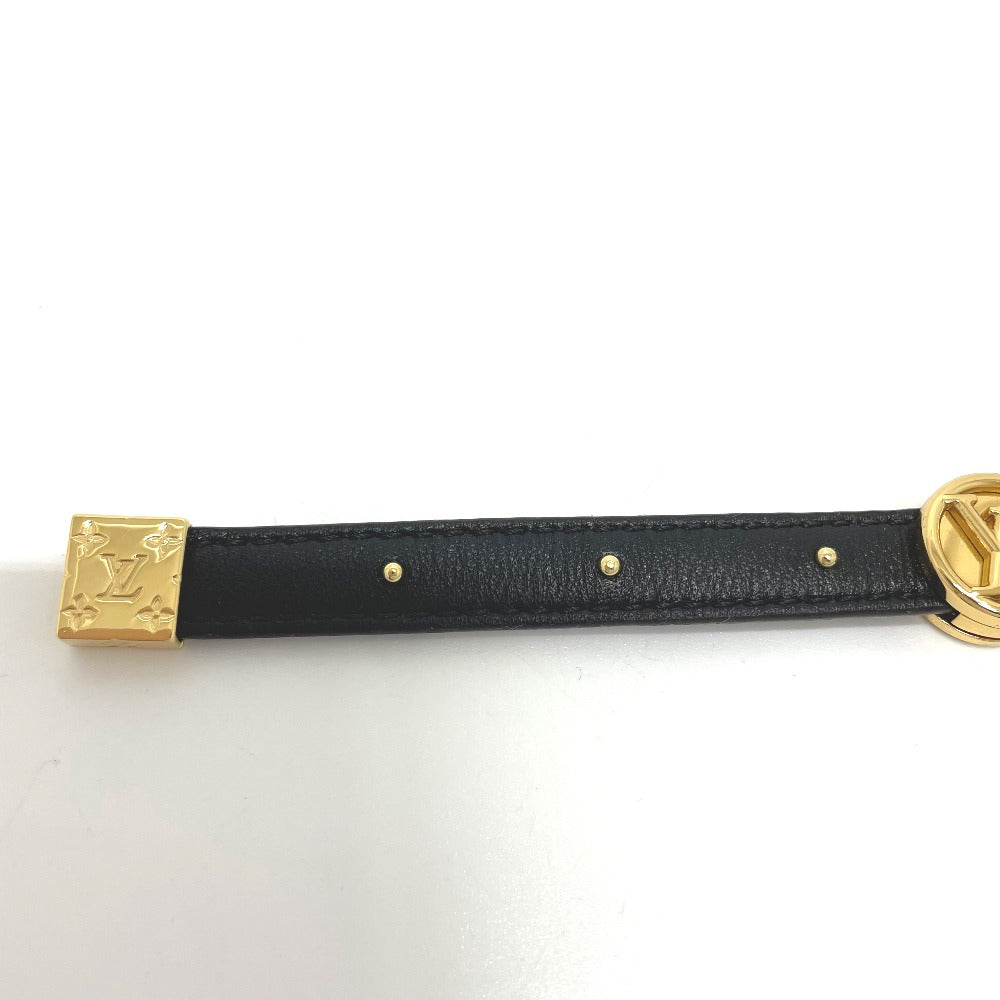 LOUIS VUITTON bracelet M6173E Monogram canvas Brown Monogram Brasserie LV Circle Reversible Women Used Authentic