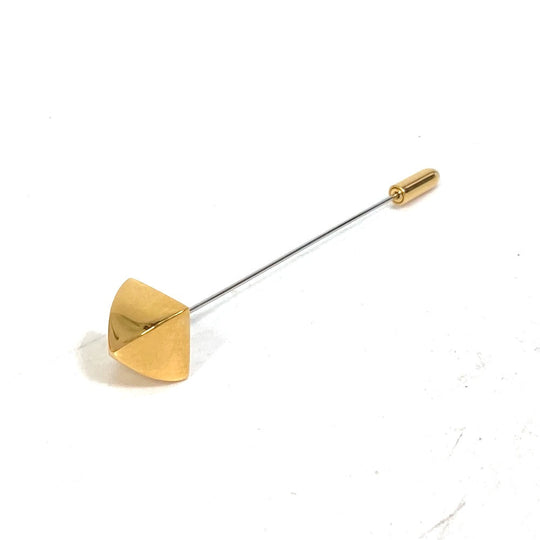 HERMES Brooch Gold Plated gold Accessories Medor