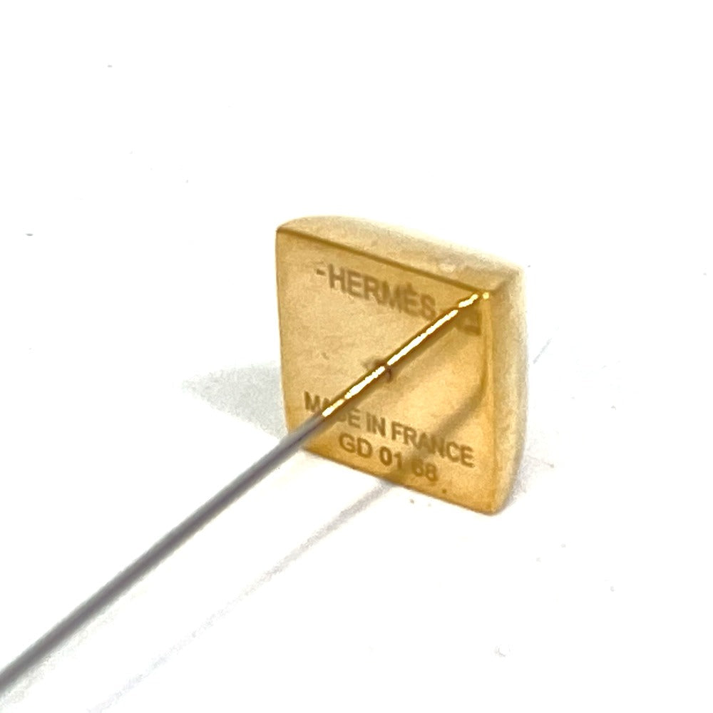 HERMES Brooch Gold Plated gold Accessories Medor