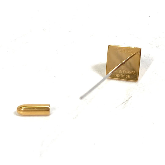 HERMES Brooch Gold Plated gold Accessories Medor