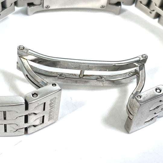 HERMES Watches Quartz HH1.210 Stainless Steel Silver H watch black dial Women Used Authentic