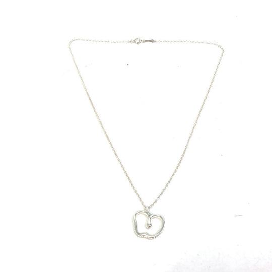 TIFFANY&Co. Necklace SV925 Silver Apple apple Elsa Peretti Women Used Authentic