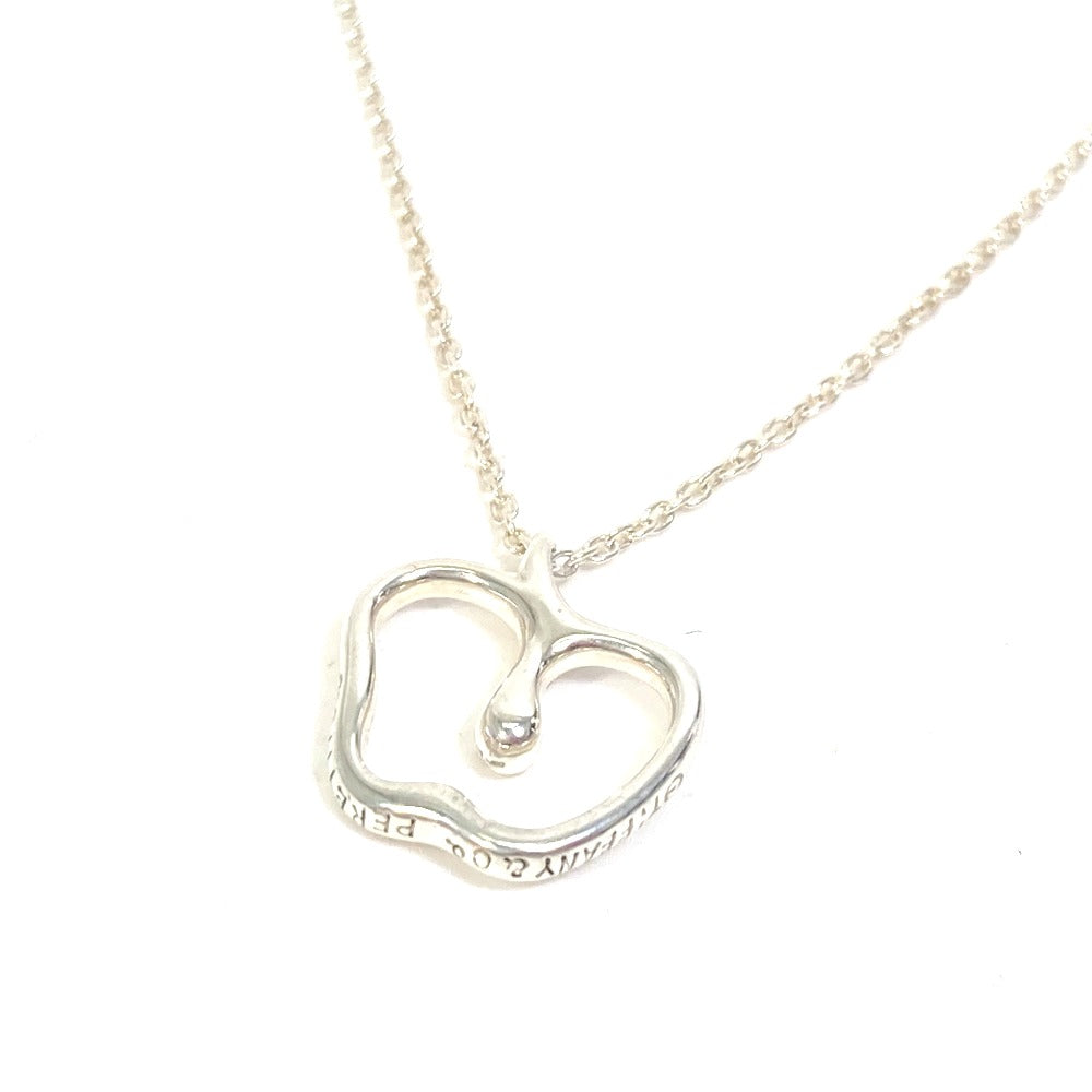 TIFFANY&Co. Necklace SV925 Silver Apple apple Elsa Peretti Women Used Authentic