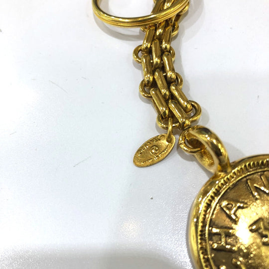 CHANEL key ring Gold Plated gold 31 vintage RUE CAMBON Women Used Authentic