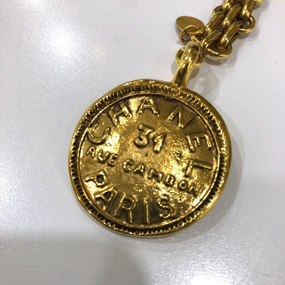 CHANEL key ring Gold Plated gold 31 vintage RUE CAMBON Women Used Authentic