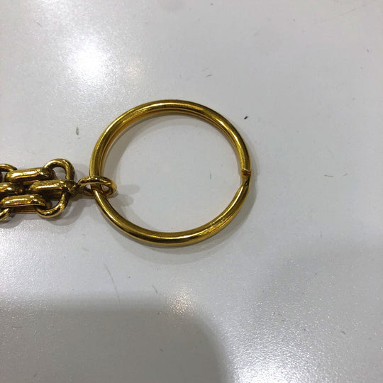CHANEL key ring Gold Plated gold 31 vintage RUE CAMBON Women Used Authentic