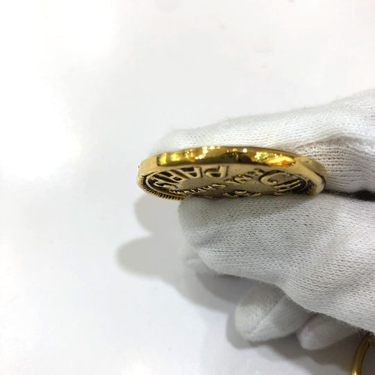 CHANEL key ring Gold Plated gold 31 vintage RUE CAMBON Women Used Authentic