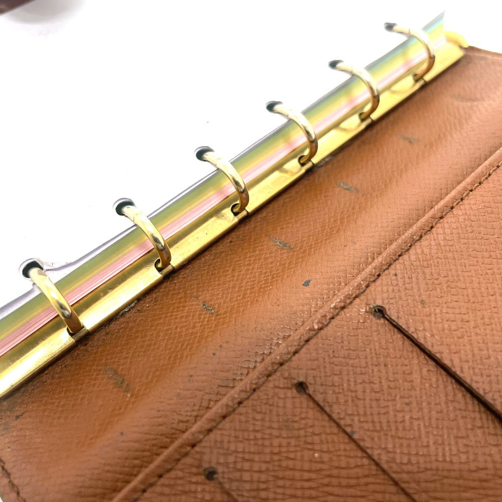 LOUIS VUITTON Notebook cover R20005 Monogram canvas Brown Monogram Agenda PM Women(Unisex) Used Authentic