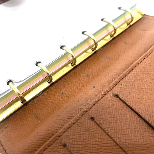 LOUIS VUITTON Notebook cover R20005 Monogram canvas Brown Monogram Agenda PM Women(Unisex) Used Authentic