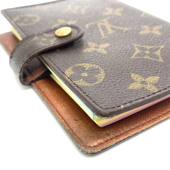 LOUIS VUITTON Notebook cover R20005 Monogram canvas Brown Monogram Agenda PM Women(Unisex) Used Authentic