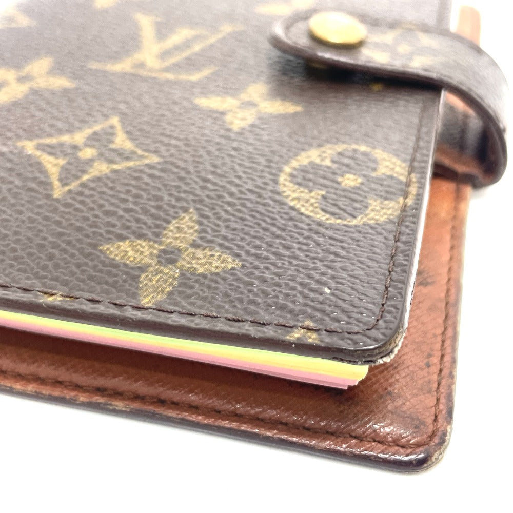LOUIS VUITTON Notebook cover R20005 Monogram canvas Brown Monogram Agenda PM Women(Unisex) Used Authentic