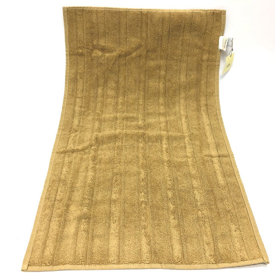 HERMES towel cotton Brown H logo labyrinth Women Used Authentic