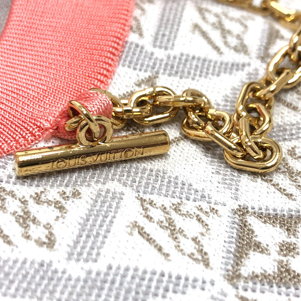 LOUIS VUITTON knit Silk, Cotton Gray / pink Monogram SUNCE1854 contrast trim Women XS Used Authentic
