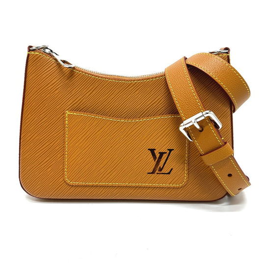 LOUIS VUITTON Shoulder Bag M80794 Epi Leather Brown epi monogram Marel Women Used Authentic