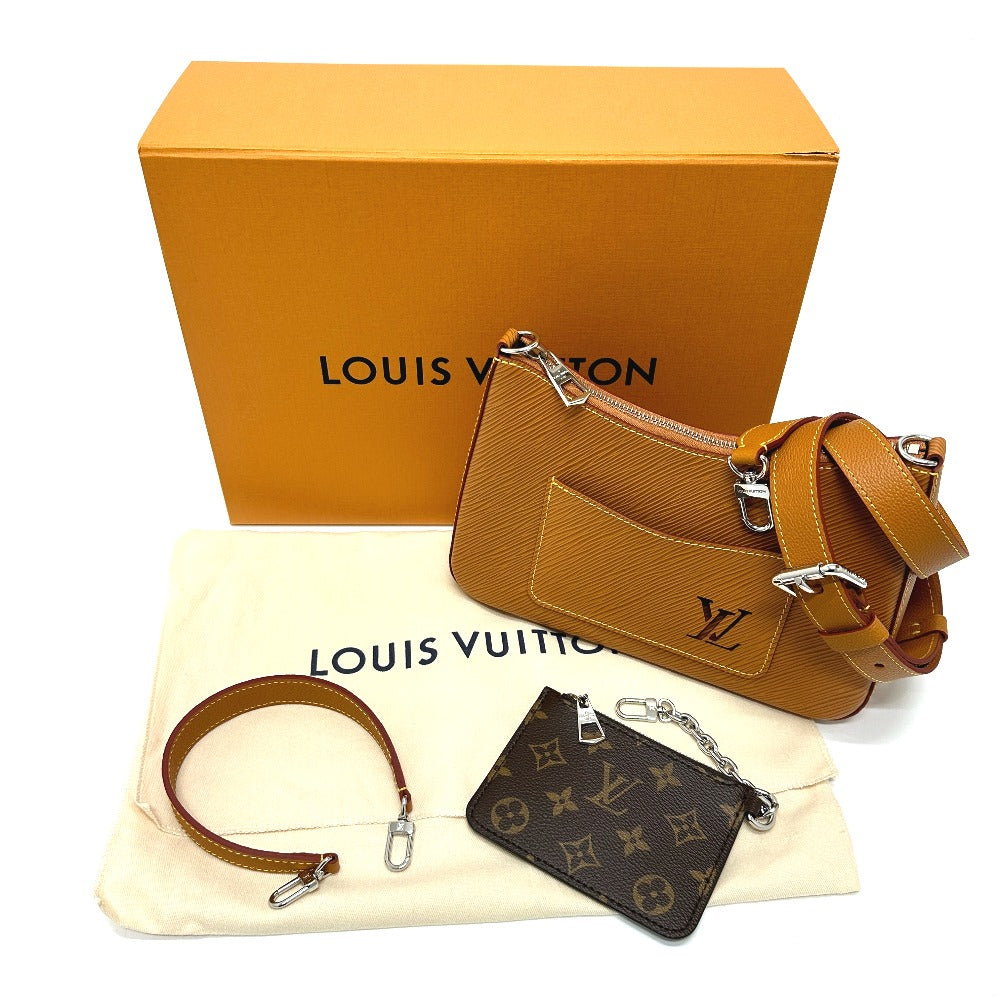 LOUIS VUITTON Shoulder Bag M80794 Epi Leather Brown epi monogram Marel Women Used Authentic