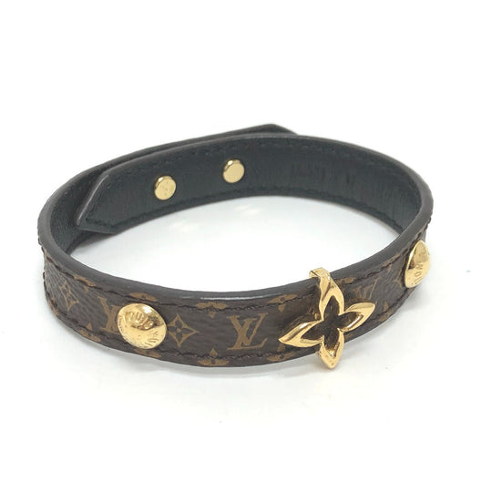 LOUIS VUITTON bracelet M6534 Monogram canvas Gold Metal Monogram Blooming Brasserie 19