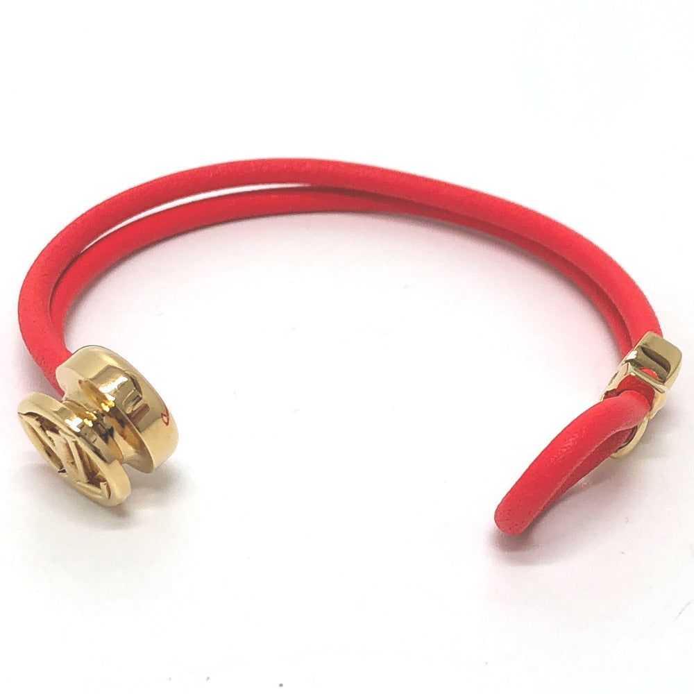 LOUIS VUITTON bracelet M6678E leather Orange LV Bracelet Keep a Secret