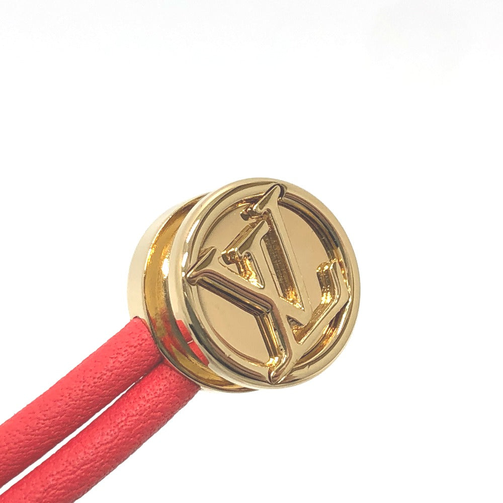 LOUIS VUITTON bracelet M6678E leather Orange LV Bracelet Keep a Secret