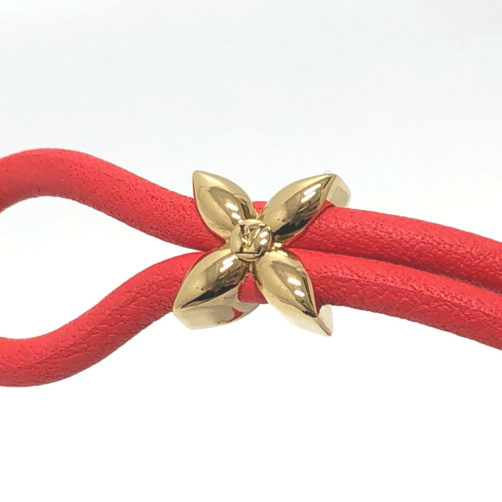 LOUIS VUITTON bracelet M6678E leather Orange LV Bracelet Keep a Secret