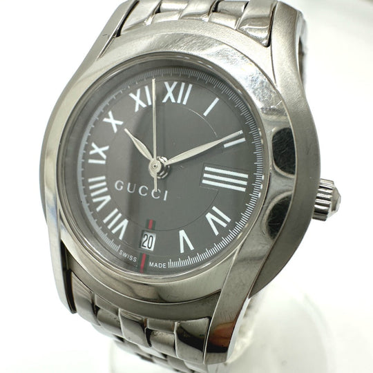 GUCCI Watches Quartz 5500L Stainless Steel Silver G class gray dial Women Used Authentic