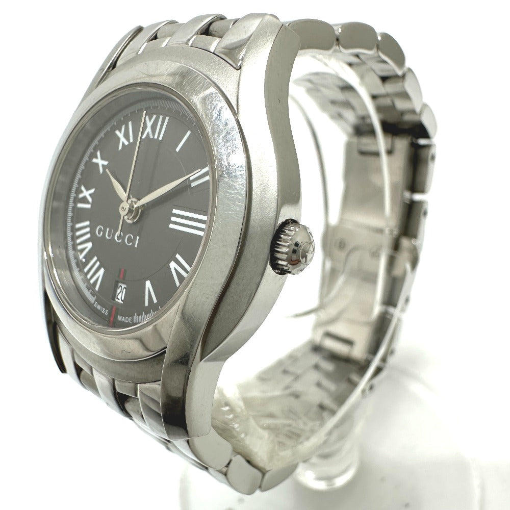 GUCCI Watches Quartz 5500L Stainless Steel Silver G class gray dial Women Used Authentic