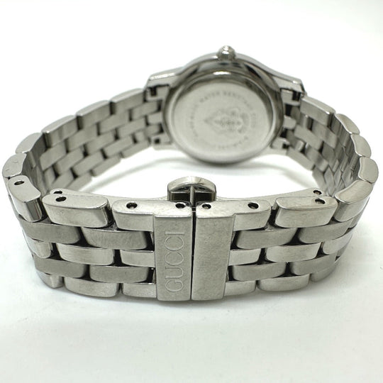 GUCCI Watches Quartz 5500L Stainless Steel Silver G class gray dial Women Used Authentic